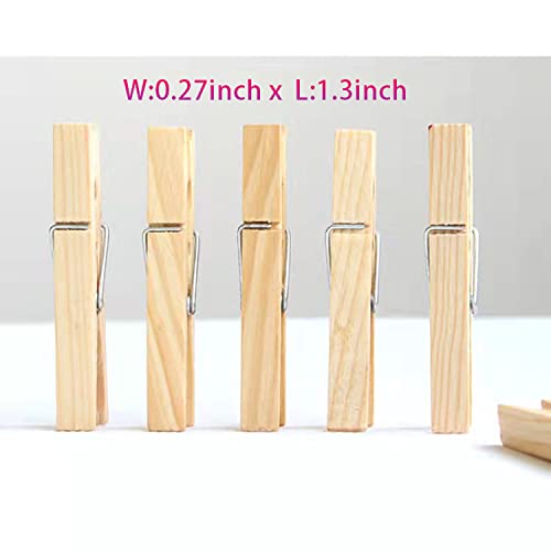 Muruseni Don't Say Baby Clothespin Games Sign(1 Sign + 50 Mini Clothespins), Baby Shower Games, Golden Leaf,Gender Neutral Baby Shower (1D) - Image 4